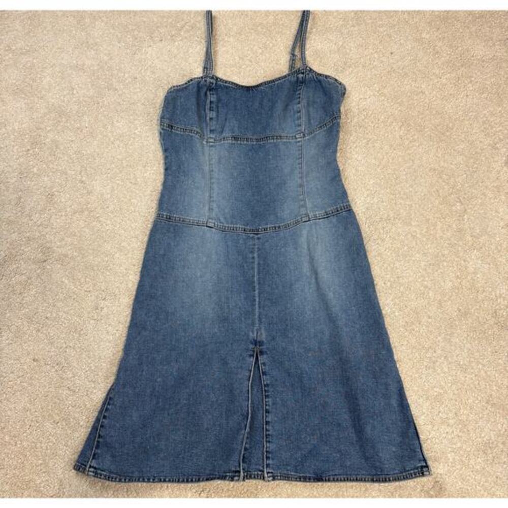 Tommy Hilfiger Tommy Jeans Vintage 2002 Sleeveless Denim Dress Size S